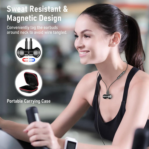 Wired Earbuds, Magnetic 3.5mm Jack Earphone for Samsung Galaxy A15 5G, Noise Canceling HiFi Stereo Headset for iPhone