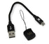Zotech Replacement Charge Clip for Jaybird X3 / X4 with 6 inch Braided Micro USB Cable (Black)