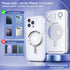 Magnetic Adapter Ring for MagSafe, Strong Adhesive Magnet Sticker Case Converter for iPhone 15/14/13/12, Metal Loop