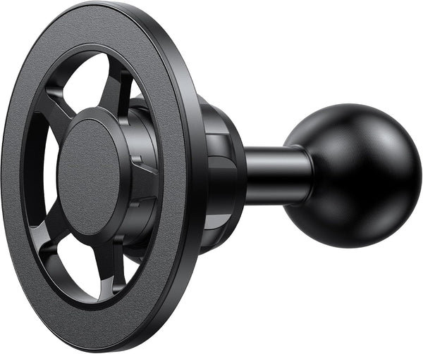 Magnetic Cell Phone Holder Base with 1" Ball for MagSafe iPhone 12-16 Series, Compatible with RAM Mounts