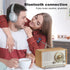YOWGUIF AM FM Radio Classic Retro Wood Table Radio with Bluetooth Speakers for Home and Office