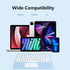 Bluetooth Keyboard, 10-inch Wireless Keyboard with Touchpad for iPad, Ultra-Slim Portable Rechargeable Keyboard for
