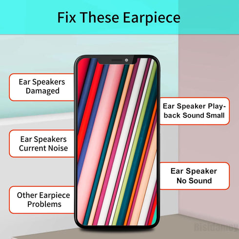 Earpiece Front Speaker Replacement for iPhone Xs 5.8", Repair for iPhoneXS Earspeaker Module Ear Piece Flex Cable