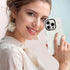 Dumkery 16 Cute White Flowers Case Compatible with iPhone Pro Max Clear Case, Floral Aesthetic Pattern, Soft TPU