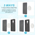 PATIKIL 30mm 36pcs Metal Plate for Phone Magnet, Round Adhesive Metal Plate Replacement Stickers for Magnetic Car Mount