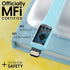 TALK WORKS Flat Lightning Charging Cable - Compatible with iPhone 14/Plus/Pro/Pro Max, 13/Mini/Pro/Pro Max, 12/Pro/Pro