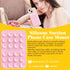Anteel 4 Pack 2026 2.28"x3.46" Silicone Suction Phone Case Adhesive Mount, Upgraded Thickened & Enhanced Suction Power