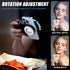 Zeanlant Magnetic Selfie Ring Light, Snap Grip with Detachable Bluetooth Remote Control for iPhone, Rechargeable LED