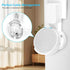 Wall Mount Holder for Echo Pop, Outlet Hanger Stand with Built-in Cable Management, White
