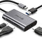 USB C to HDMI Adapter, UtechSmart Hub to Dual HDMI, 4 in 1 Thunderbolt 3 to HDMI with 2 HDMI Ports, 4K, USB 3.0
