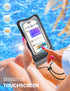 eSamcore Waterproof Phone Pouch Floating, 2-Pcs IPX8 Water Proof Phone Case for iPhone 14/13/12 Pro Max and Galaxy S22