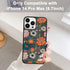 Vintage Pumpkins Head Flower iPhone 14 Pro Max Case - TPU Shockproof, Spooky Halloween Spider Web Cover for All!