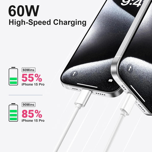 6 inch Short USB A to USB C 3.1 Cable 0.5ft - 10Gbps High Speed Data Transfer Cable for MacBook Pro, iPad Pro, and more