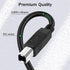 6ft Flexible USB C to USB B Printer Cable for MacBook Pro/Air, Compatible with Yamaha Piano MIDI Keyboard, DAC, DJ