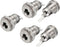E-outstanding 5-Pack DC-099 5.5 mm x 2.5mm DC Power Jack Socket, Threaded Female Panel Mount Connector