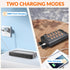 Kepswin 20,000mAh, 4 Pack Solar Charger Portable Power Bank, Cables Outdoor Waterproof External Backup Phone Charger