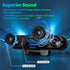 BESTISAN 5.3/Wired 6 Computer Speaker, Bluetooth USB A/C Connection, RGB Light Modes, Gaming Soundbar