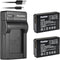 Kastar Battery (X2) & Slim USB Charger for Canon LP-E12, EOS 100D, Rebel SL1, EOS M Camera System