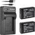Kastar Battery (X2) & Slim USB Charger for Canon LP-E12, EOS 100D, Rebel SL1, EOS M Camera System