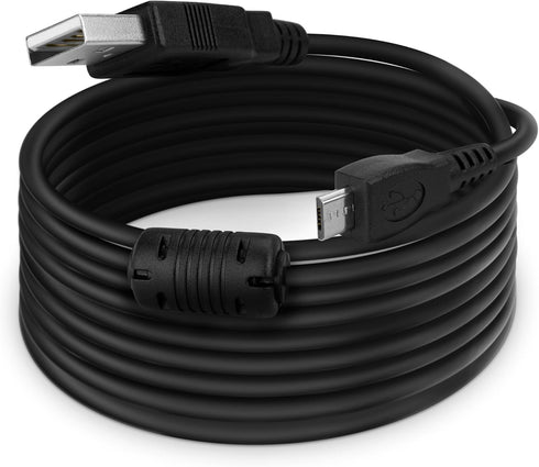 BoxWave Cable Compatible with Kodak Luma 350 Portable Smart Projector - DirectSync (15 ft) Cable, Extra Long Charge and Sync Cable - Black by BoxWave