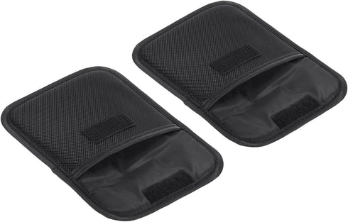 PATIKIL 120x120mm Lens Filter Case, 2Pcs Portable Pouch for Photography, Fits Camera Bag & Coat Pocket (Black)