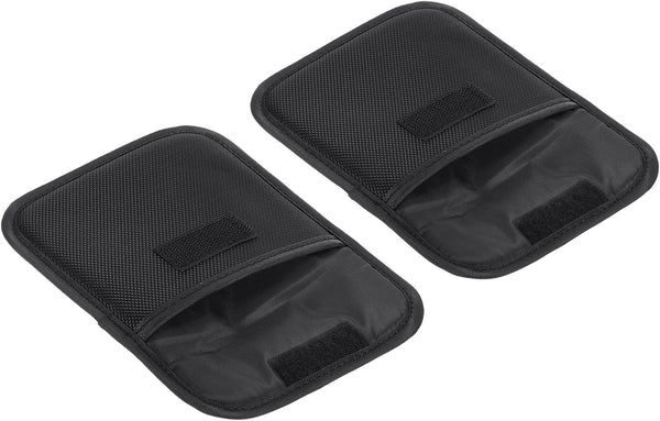 PATIKIL 120x120mm Lens Filter Case, 2Pcs Portable Pouch for Photography, Fits Camera Bag & Coat Pocket (Black)