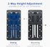 VIVO 27 Inches Height Adjustable VESA Adapter Stand for Individual Monitors up to Black