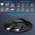 2 Pack 6FT USB2.0 USB to USB Cable, Male to Male USBA to USBA Cable Double End A to A USBCord for Data
