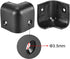 uxcell Speaker Corner Protectors, 1.14'' Stackable Guard Wrap Angle Case Protection, 4pcs