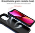 Hitaoyou iPhone 13 Case, Military Grade Shockproof with Camera Cover & Kickstand, Blue Protective Case