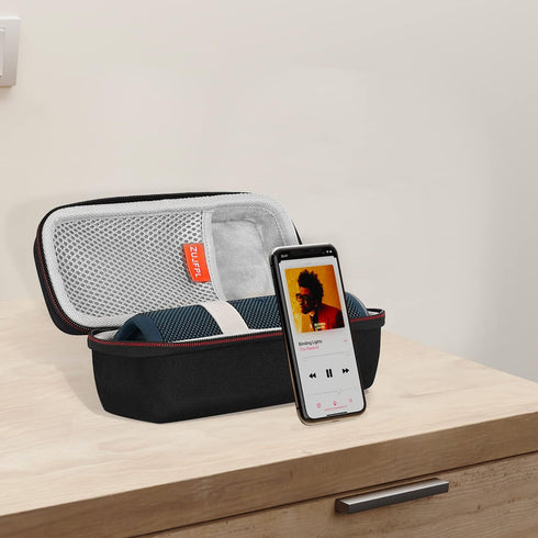 EVA Hard Case for JBL Flip 6 Flip 5 Waterproof Portable Bluetooth Speaker, Fit for JBL Flip 4 Premium Travel Protective Carrying Storage Bag(Grey)