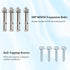 XRDS-RF Antenna Wall Mount, 8 Inch Heavy-Duty Stand Off Bracket for TV Antenna Mast (2-Leg + 2-Leg)