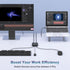 Lecnvuo 2 2 2 2 2 2 USB Switch in Out, USB Switcher Computers Sharing Keyboard and Mouse Printer Scanner Webcam