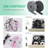 YUDANSI 2PC 16ft Hand Tear Self Adhesive Cable Straps, 0.6 inch Wide Free Cut Length Cord Organizer, Fastening Cable