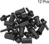MECCANIXITY Speaker Grill Guides, Plastic Black Dia 6mm for Speaker Parts Accessories, Pack of 12