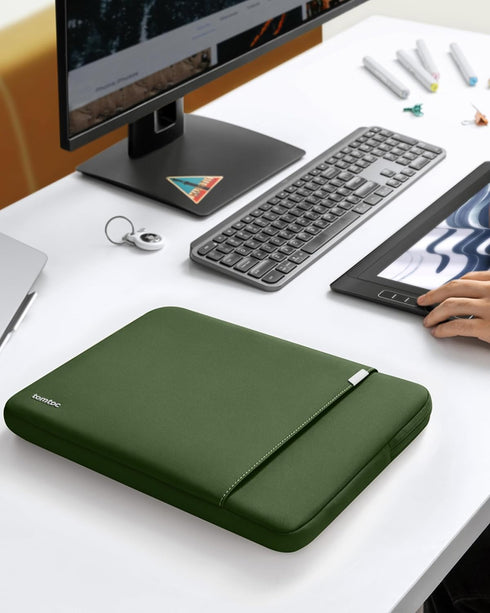 tomtoc 360° Protective Laptop Sleeve for 13.5-14.4 Inch Surface Laptop Studio/6/5/4/3, Water-Resistant Case for Acer