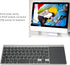 Zyyini 2 in 1 Portable Keyboard with Touchpad, Numeric Keypad, QWERTY Layout for Notebooks and Computers