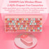 Keyboard Mouse Combos, 86 Keys Retro Typewriter Flexible Keyboard, 2.4G USB Mouse 1200DPI, Round Keycap Design