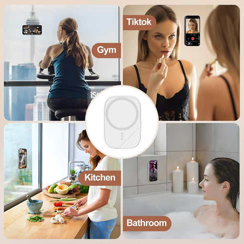 Magnetic Suction Phone Holder for MagSafe, Anti-Slip Hands-Free Phone Holder, Compatible with iPhone MagSafe Phone
