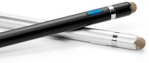 BoxWave Stylus Pen for Teclast X4 - AccuPoint Active Stylus with Ultra Fine Tip, Metallic Silver