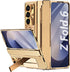 Galaxy Z Fold 6 Case with Screen Protector, Rugged Hinge Protection, Camera Lens Cover - PU Leather Protective Phone