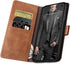 SUANPOT RFID Blocking Leather Wallet Case for Samsung Galaxy S10 6.1", Flip Folio Book Phone Case, Shockproof Cover