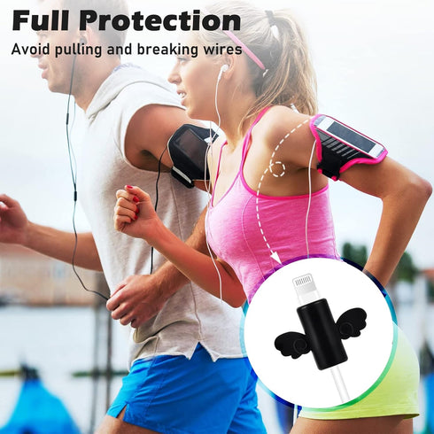 Cartoon DIY Cable Protector for iPhone Charger, 3D Kawaii Cat Design, USB Wire Cord Saver for iPhone 11 12 13 14 Pro Max