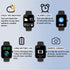 Smart Watch for Women & Men, IP68 Waterproof with Blood Oxygen, Heart Rate & Sleep Monitor for Android/iOS