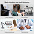 Spedal 1/4" MF920Pro, Desktop Webcam Stand with Weighted Round Base, Adjustable Scissor Arm Camera Mount with Phone