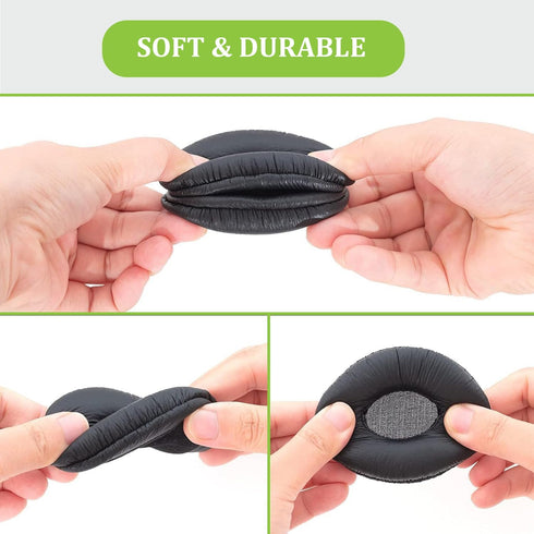 70mm Replacement Ear Pads for Sony Headphones, Fits MDR-ZX100 ZX110 ZX110NC ZX110AP ZX110P ZX300 ZX310 ZX330BT (2 Pack)