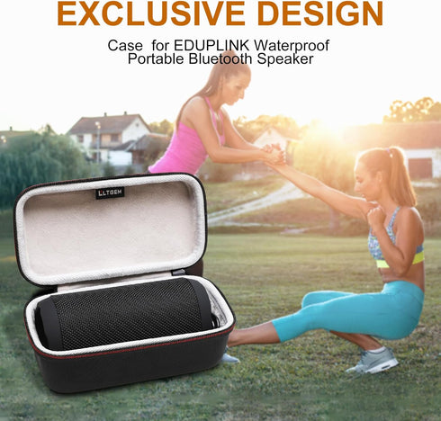 LTGEM Hard Storage Case for EDUPLINK Waterproof Portable Bluetooth Speaker, Travel Protective Carrying Bag