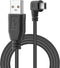 PASOW Mini USB Power Cable, 90 Degree Right Angle (No Data Transfer) for Dash Cam (11.5FT)