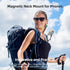 REYGEAK Magnetic POV/Vlog Phone Neck Mount Holder for Magsafe iPhone 15/14/13/12, Hand Free Chest Stand