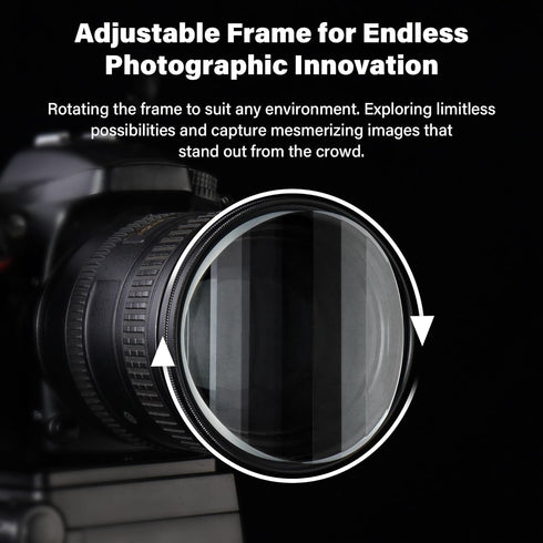 Walking Way 49mm Linear Prism Filter for Camera Lenses Creative Photography Premium Material with Foreground Blur
